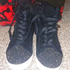 Blinged out Sneakers